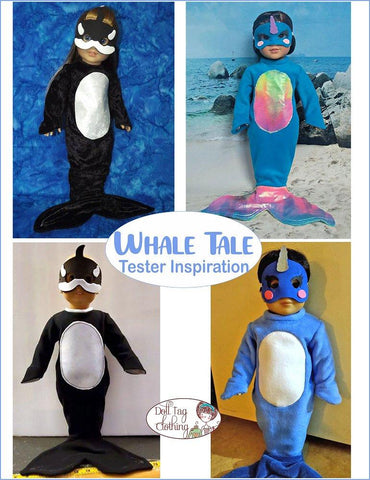 Doll Tag Clothing 18 Inch Modern Whale Tale 18" Doll Clothes larougetdelisle