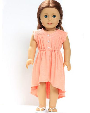 Liberty Jane 18 Inch Modern Woomera Dress 18" Doll Clothes Pattern larougetdelisle