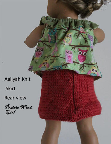 Prairie Wind Girl Knitting Aallyah Knit Skirt Knitting Pattern larougetdelisle