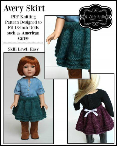 A Little Knitty Knitting Avery Skirt Knitting Pattern larougetdelisle