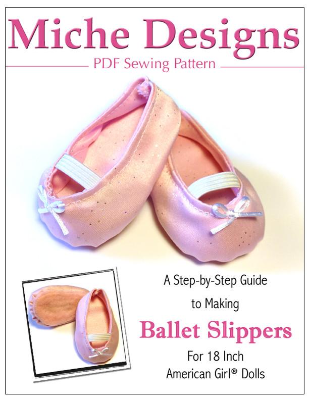 18 inch doll shoes pattern