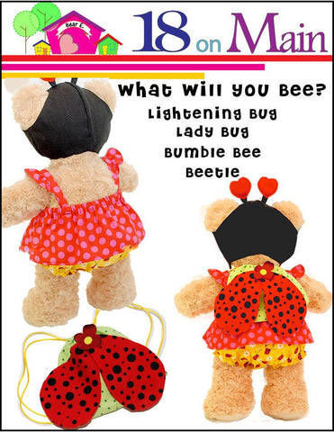 18 On Main Build-A-Bear Bear E. Lovebug Pattern for Build-A-Bear Dolls larougetdelisle