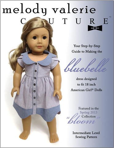 Melody Valerie Couture 18 Inch Modern Bluebelle Dress 18" Doll Clothes larougetdelisle