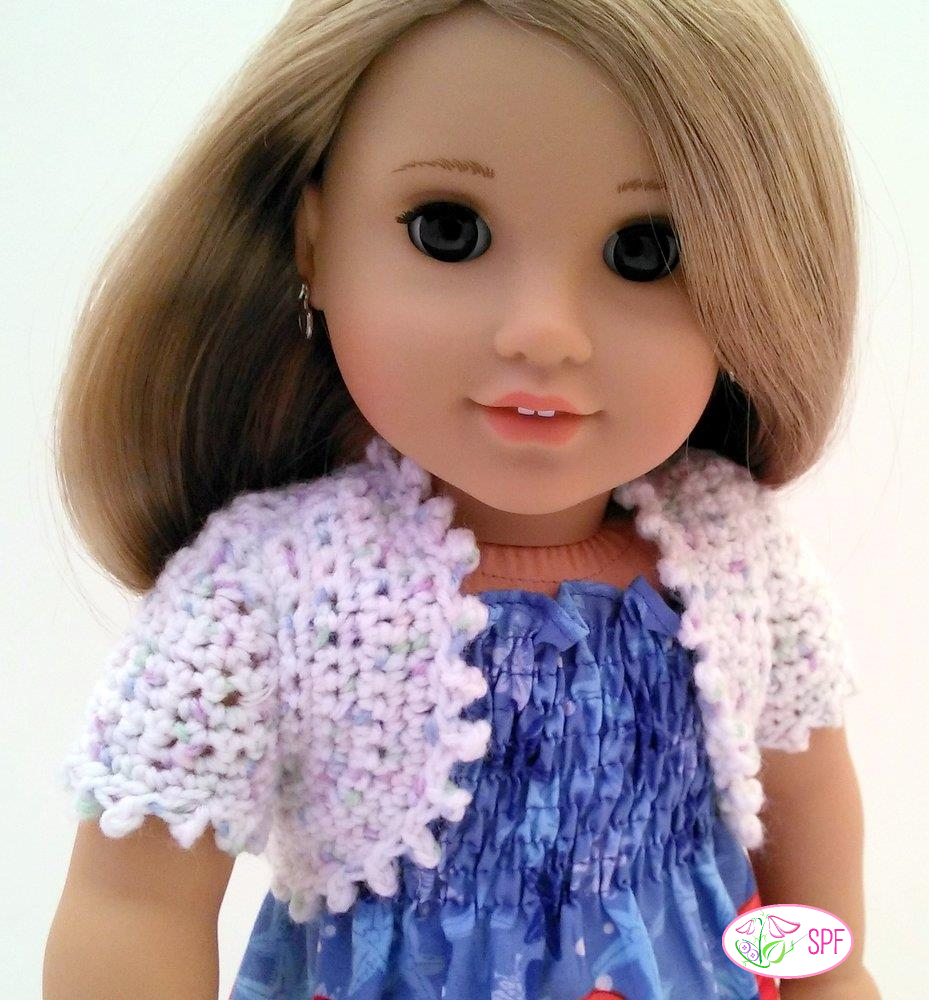 Sweet Pea Fashions Crocheted Bolero Doll Clothes Pattern ...