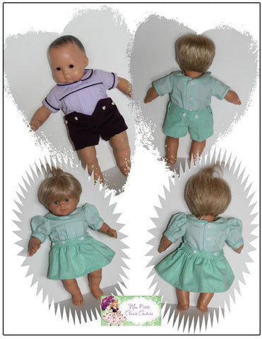 Mon Petite Cherie Couture Bitty Baby/Twin Button Up Beauties 15" Baby Doll Clothes larougetdelisle