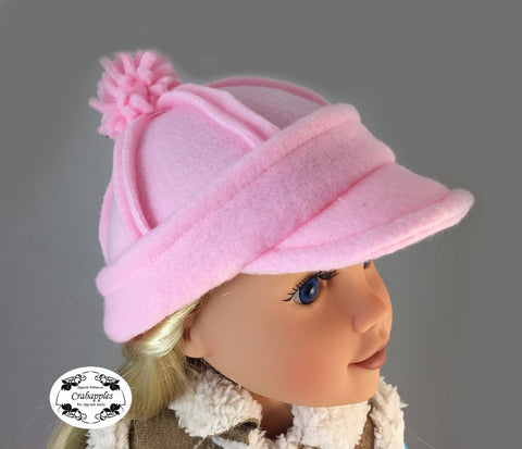 Crabapples 18 Inch Modern Cozy Hats 18" Doll Clothes Pattern larougetdelisle