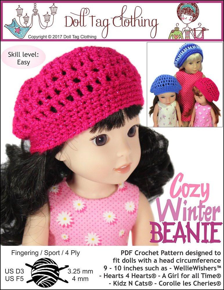 free crochet doll clothes patterns for 10 inch dolls