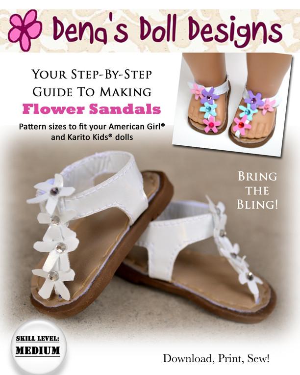 18 inch doll shoes pattern