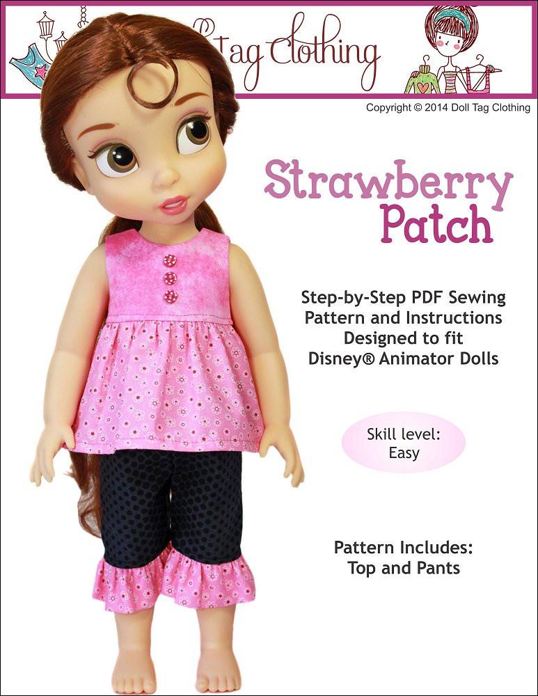 disney animator doll clothes pattern free