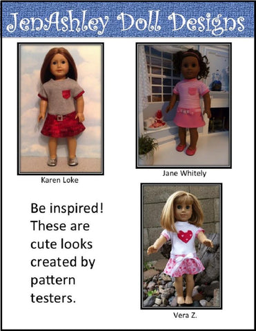 Jen Ashley Doll Designs 18 Inch Modern Ella Rose Dress 18" Doll Clothes larougetdelisle