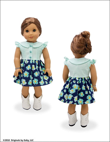 Originals by Gaby 18 Inch Modern Soundside Dress and Blouse 18" Doll Clothes larougetdelisle