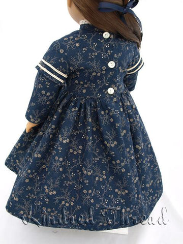 Kindred Thread 18 Inch Historical French Quarter Day Dress 18" Doll Clothes larougetdelisle