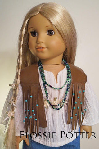 Flossie Potter 18 Inch Modern Woodstock Peasant Top 18" Doll Clothes larougetdelisle