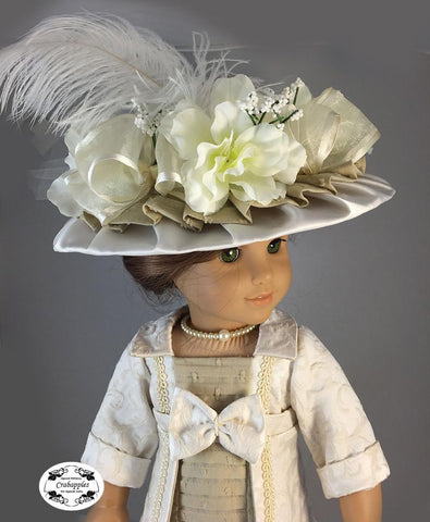 Crabapples 18 Inch Historical Heirloom Hat 18" Doll Accessory Pattern larougetdelisle
