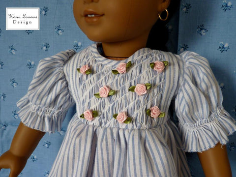 Karen Lorraine Design 18 Inch Historical Heirloom Entree 18" Doll Clothes Pattern larougetdelisle