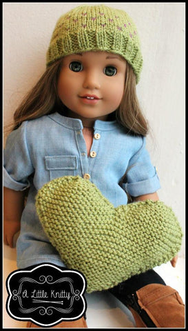 A Little Knitty Knitting FREE Happy Heart Pillow Knitting Pattern larougetdelisle