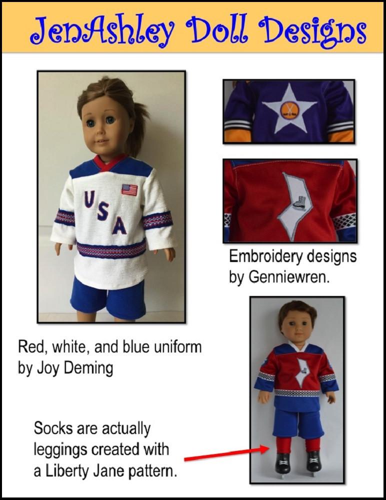 doll hockey jersey