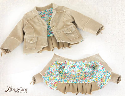 Liberty Jane Boomerit Falls Jacket Doll Clothes Pattern 18 inch ...