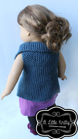 A Little Knitty Knitting Kimberly Vest Knitting Pattern larougetdelisle