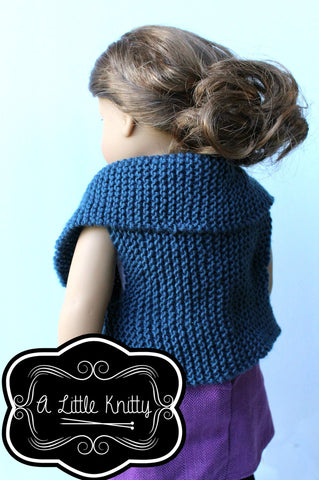 A Little Knitty Knitting Kimberly Vest Knitting Pattern larougetdelisle