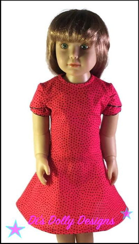 Di's Dolly Designs Kidz n Cats Spring Fling Dress Pattern for Kidz N Cats Dolls larougetdelisle