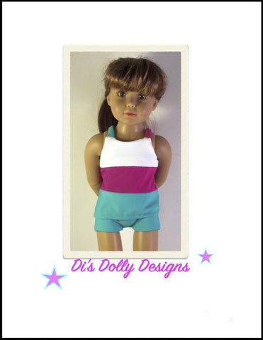 Di's Dolly Designs Kidz n Cats Seashore Swimsuit for Kidz N Cats Dolls larougetdelisle