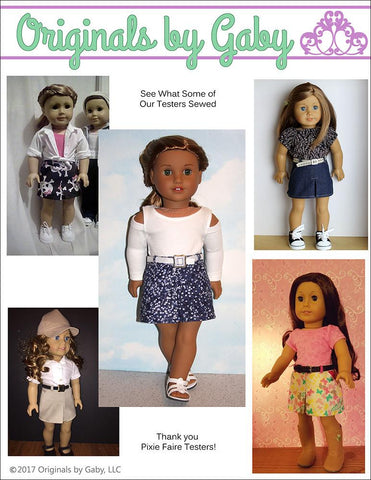 Originals by Gaby 18 Inch Modern Leesburg Mini Skirt 18" Doll Clothes larougetdelisle