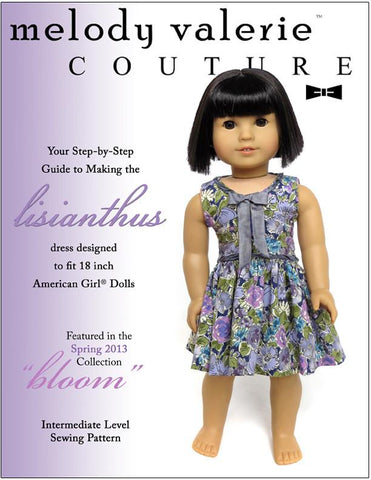 Melody Valerie Couture 18 Inch Modern Lisianthus Dress 18" Doll Clothes larougetdelisle