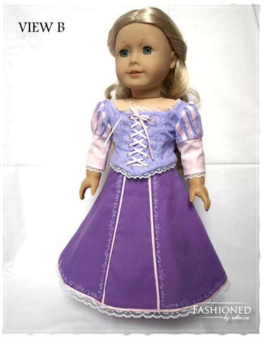 Fashioned by Rebecca 18 Inch Modern Regal Maiden 18" Doll Clothes larougetdelisle