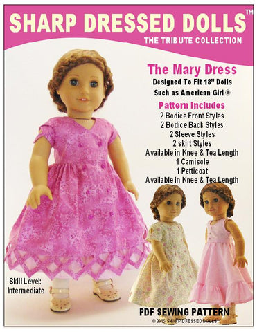 Sharp Dressed Dolls 18 Inch Modern The Mary Dress 18" Doll Clothes larougetdelisle