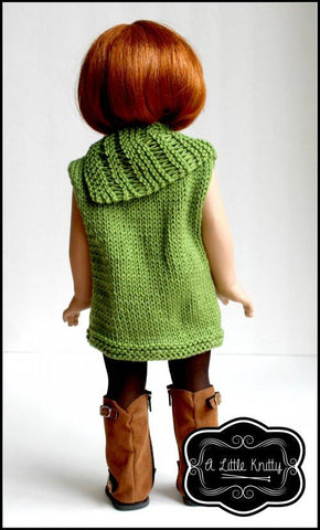 A Little Knitty Knitting Matilda Tunic & Cowl Knitting Pattern larougetdelisle