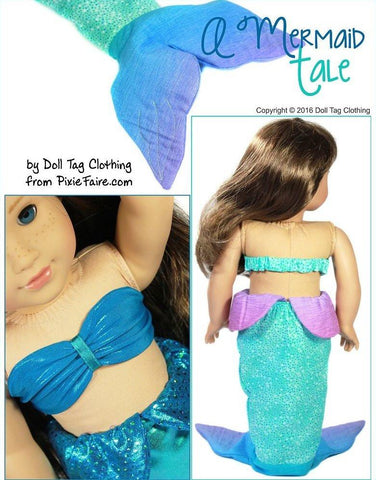 Doll Tag Clothing 18 Inch Modern A Mermaid Tale 18" Doll Clothes larougetdelisle