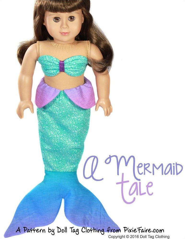 18 doll mermaid outfit