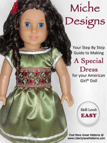 Miche Designs 18 Inch Modern Special Dress 18" Doll Clothes Pattern larougetdelisle