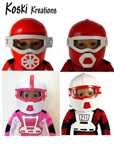 Koski Kreations 18 Inch Modern Motocross / ATV Gear Bundle 18" Doll Clothes Pattern larougetdelisle