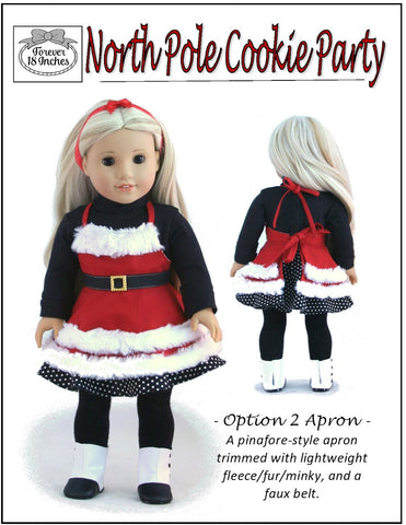 Forever 18 Inches 18 Inch Modern North Pole Cookie Party 18" Doll Clothes Pattern larougetdelisle