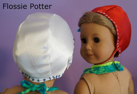 Flossie Potter 18 Inch Historical Retro Swim Cap 18" Doll Clothes larougetdelisle