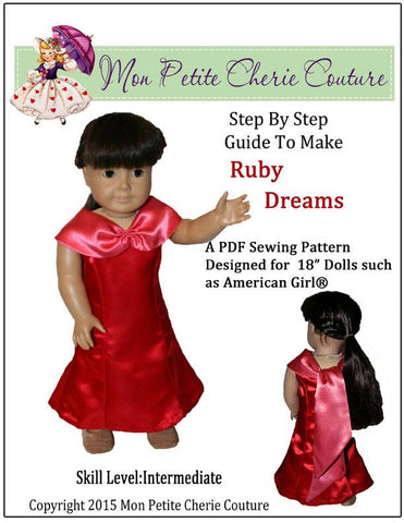 Mon Petite Cherie Couture 18 Inch Modern Ruby Dreams 18" Doll Clothes larougetdelisle