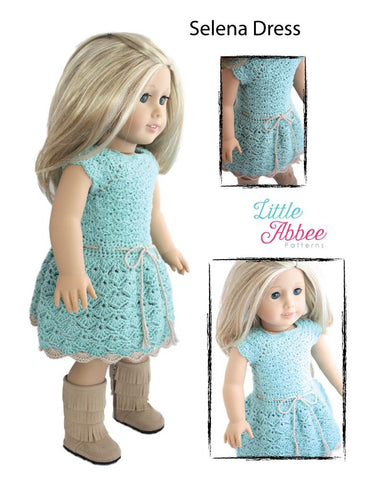 Little Abbee Crochet Selena Dress Crochet Pattern larougetdelisle