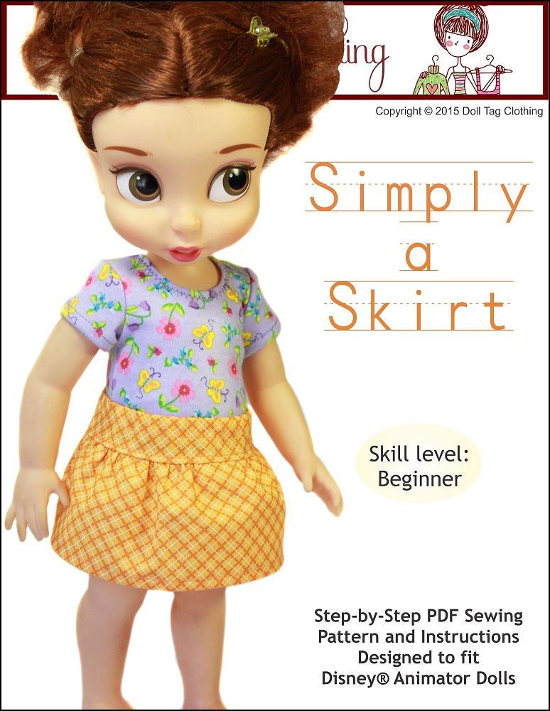 disney animator doll clothes pattern free