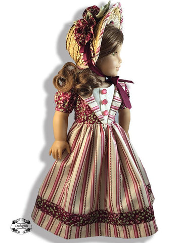 Crabapples 18 Inch Historical Stand By Me 18" Doll Clothes Pattern larougetdelisle