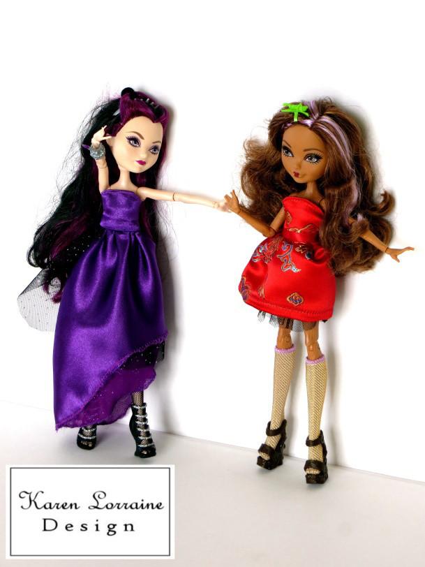 monster high and ever after high dolls