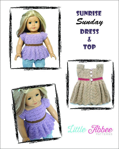 Little Abbee Crochet Sunrise Sunday Dress Crochet Pattern larougetdelisle