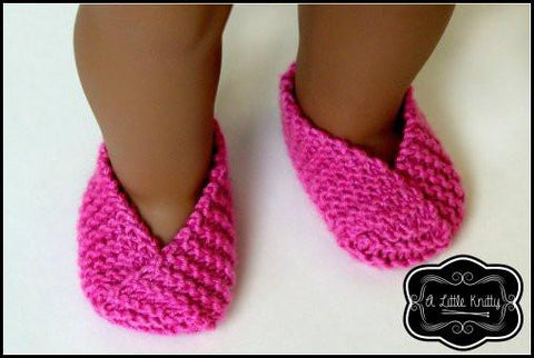 A Little Knitty Knitting FREE Susie Slippers Knitting Pattern larougetdelisle