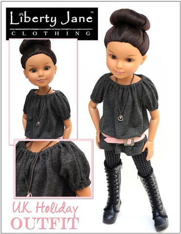 Liberty Jane BFC Ink U.K. Holiday Outfit for BFC, Ink. Dolls larougetdelisle