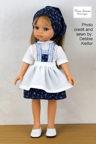 Karen Lorraine Design Les Cheries Tyrol Pattern for Les Cheries Dolls larougetdelisle