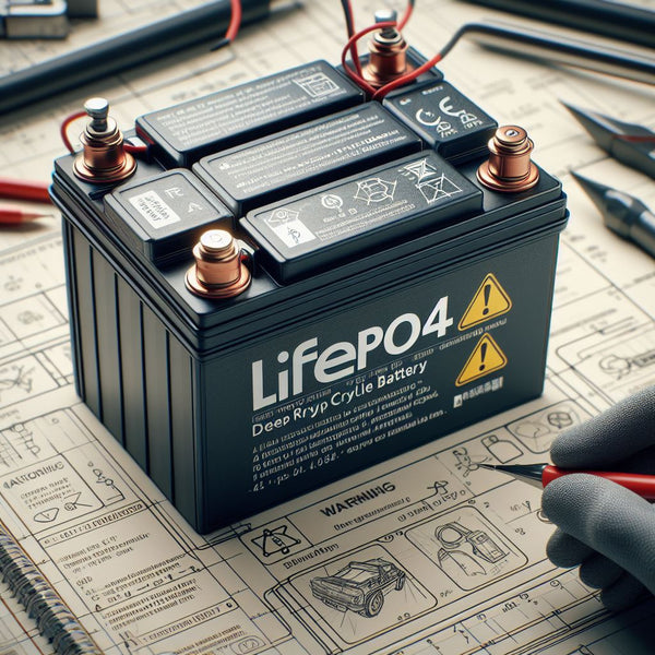 Lifepo4 lithium ion battery with several applications on drawing board.