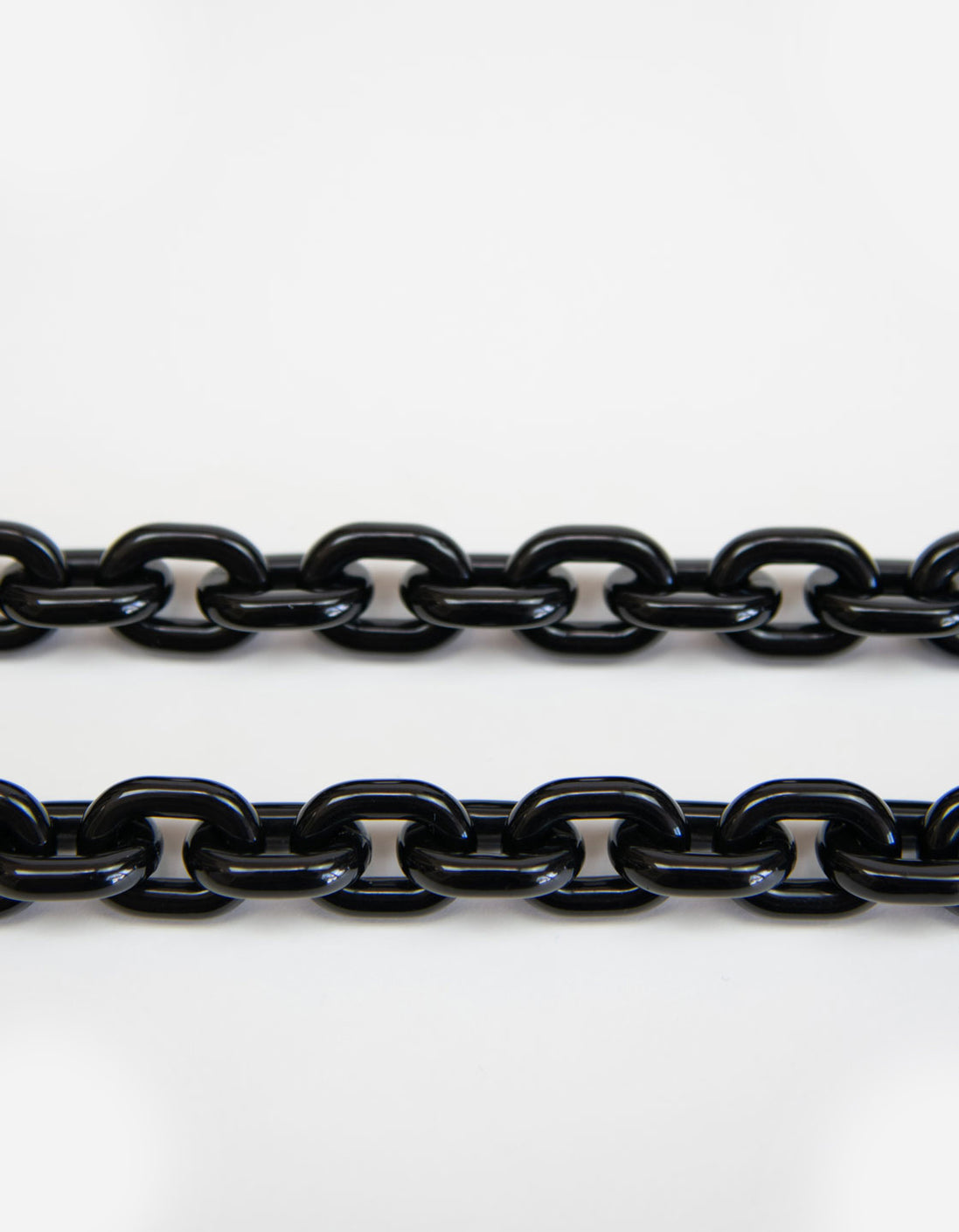 black chain strap