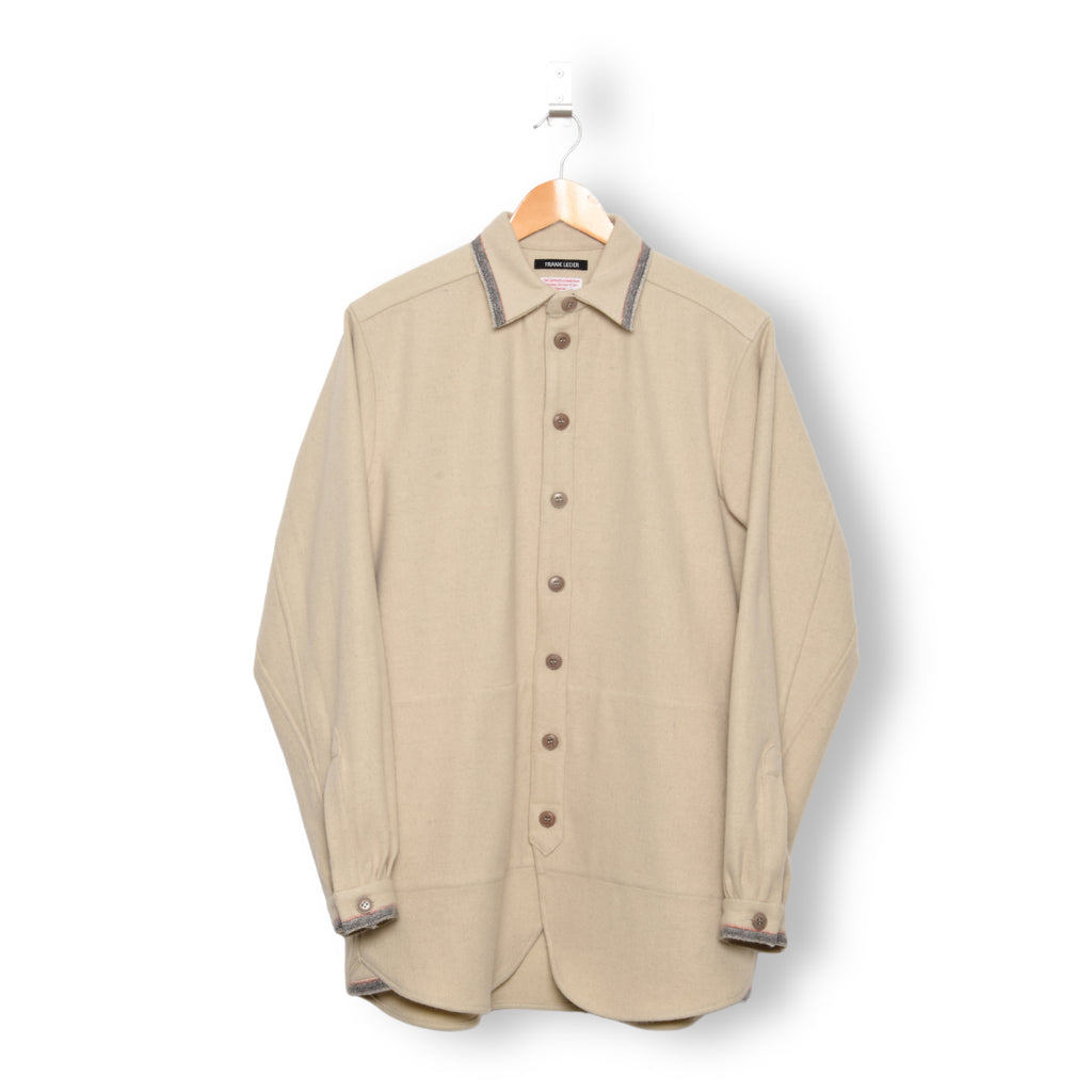 Frank Leder Bronze Weave Wool Shirt brown – trueffelschwein