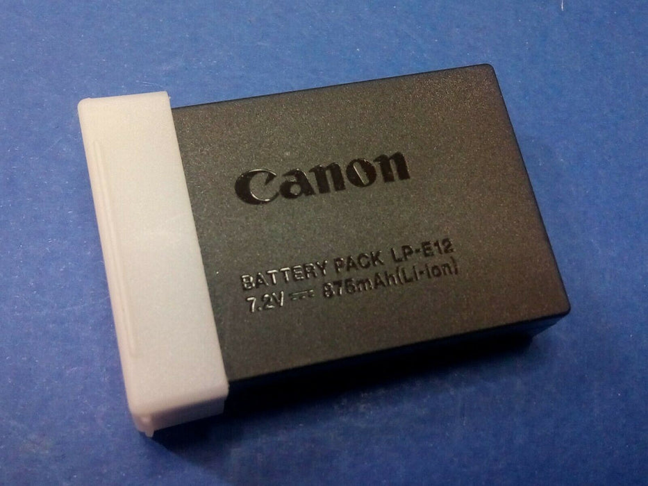 Genuine Canon Battery EOS-M2 EOS-M10 EOs-100D LP e12 Rebel SL1 Kiss X7 LP-E12
